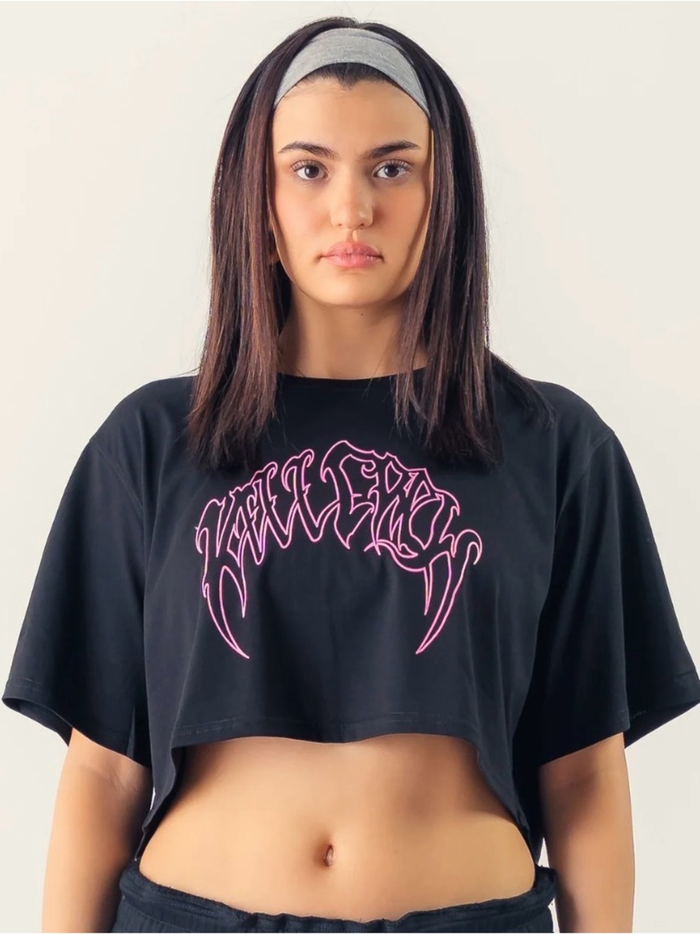 Kill Crew Wolf Cropped Top
